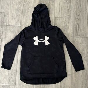 Boys youth Under Armor hoodie - subtle camo print